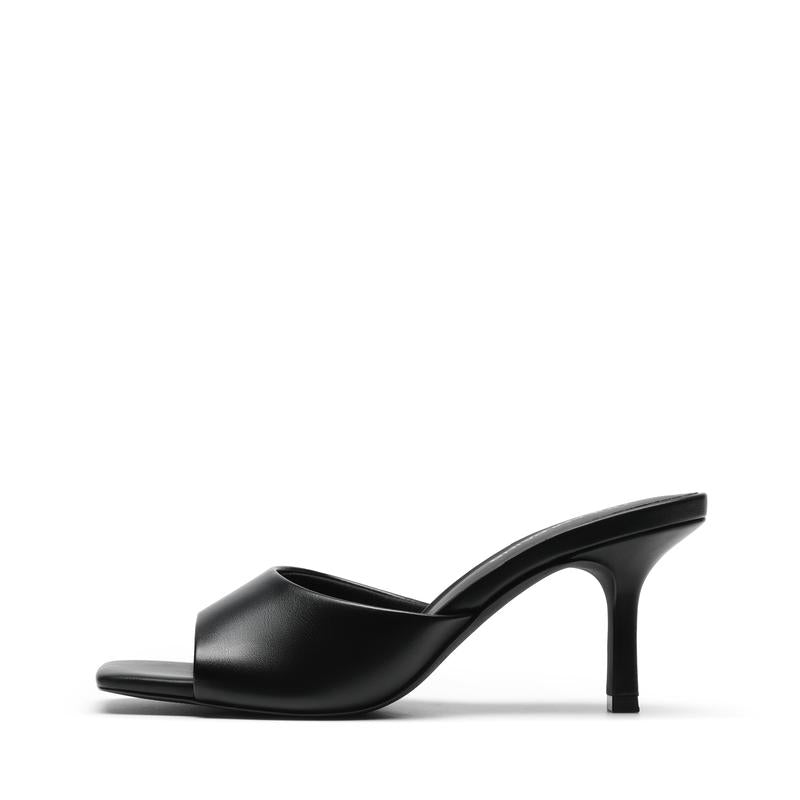 Dream Pairs Women'S Square Toe Heeled Slide Sandals Chic Elegant Comfortable Party Heels Shoes for Girls Casual Office Slip-On Sandals